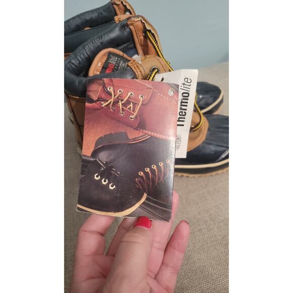 Herman Survivors Thermolite Duck Boots Size 6 Vintage Work Snow Boots NOS - Picture 10 of 13